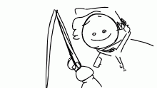 dre is fishing