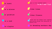 Checklist (again) X33