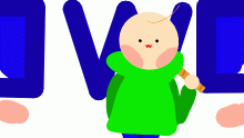 *tries to draw owo baldi*