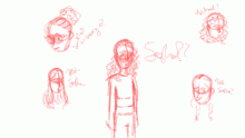 drawing podcast characters because