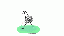 scribble bird