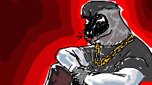 Yo he’s gangster