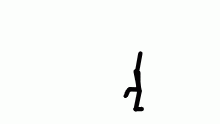 he trip and felled