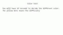 Color vision test