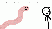 Earth Worm Sally Meets Our Hero