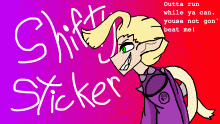 Shifty Sticker