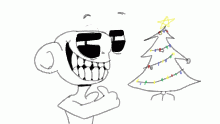 I put up the gud ol' Christmas tree