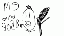 pov;ur kid draws this