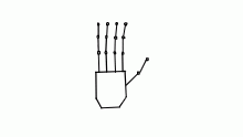 Hand animation attempt