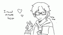 me drawing me because me