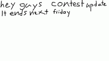 contest update