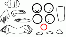 sprites i made for boi