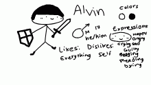 Alvin is a warrior now