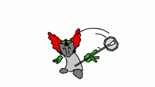 clowning around