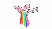 my heart have rainbow blood