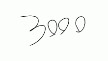 3000 notifications