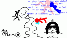 annoying blue kid again