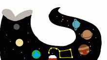 outerspace mermaid tail