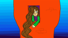 Phin as rapunzel