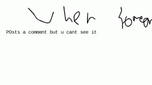When someone put a comment