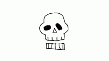 very bad skull