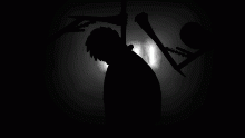 In the dark