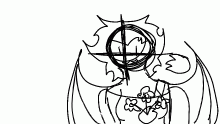 dragon gorl holding some flowers