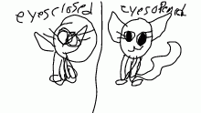 Trying to draw bingus with closed e