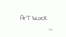 Help i have art block