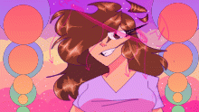 Weird person in space
