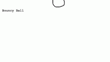 The bouncing ball