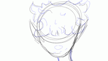 puffy hair