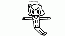 T Posing Deni is Best Loading Sign