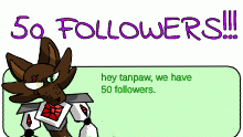50 FOLLOWERS!!!!