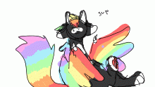 Rainbow qt says sup