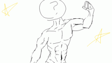 Who's head is on this body?