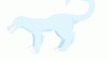 Pastel Komodo Dragon