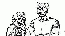 Hit monkey and Wolverine