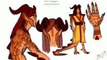 Dragon Boys: concept art designs