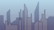 Sci-fi city with blender