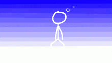 A drowning man