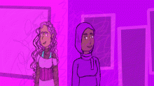 Pink and Purple