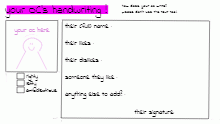 your OC's handwriting! (template)
