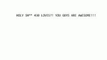 430 LOVES?!