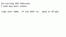 New feature?