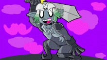 My zombie elf in shining armor