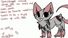 Lizze character sheet
