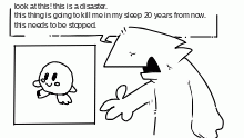 kirb w/human feety
