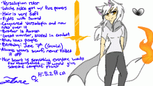 Flare character sheet
