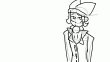 olivia in a SUIT